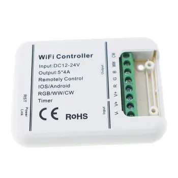 Smart WiFi LED Controller 5 Channels Control 4A5CH CW/WW RGB RGBW RGBWW LED light, Timer Music Group Sync Controller ST200
Smart WiFi LED Controller 5 Channels Control 4A5CH CW/WW RGB RGBW RGBWW LED light, Timer Music Group Sync Controller ST200
