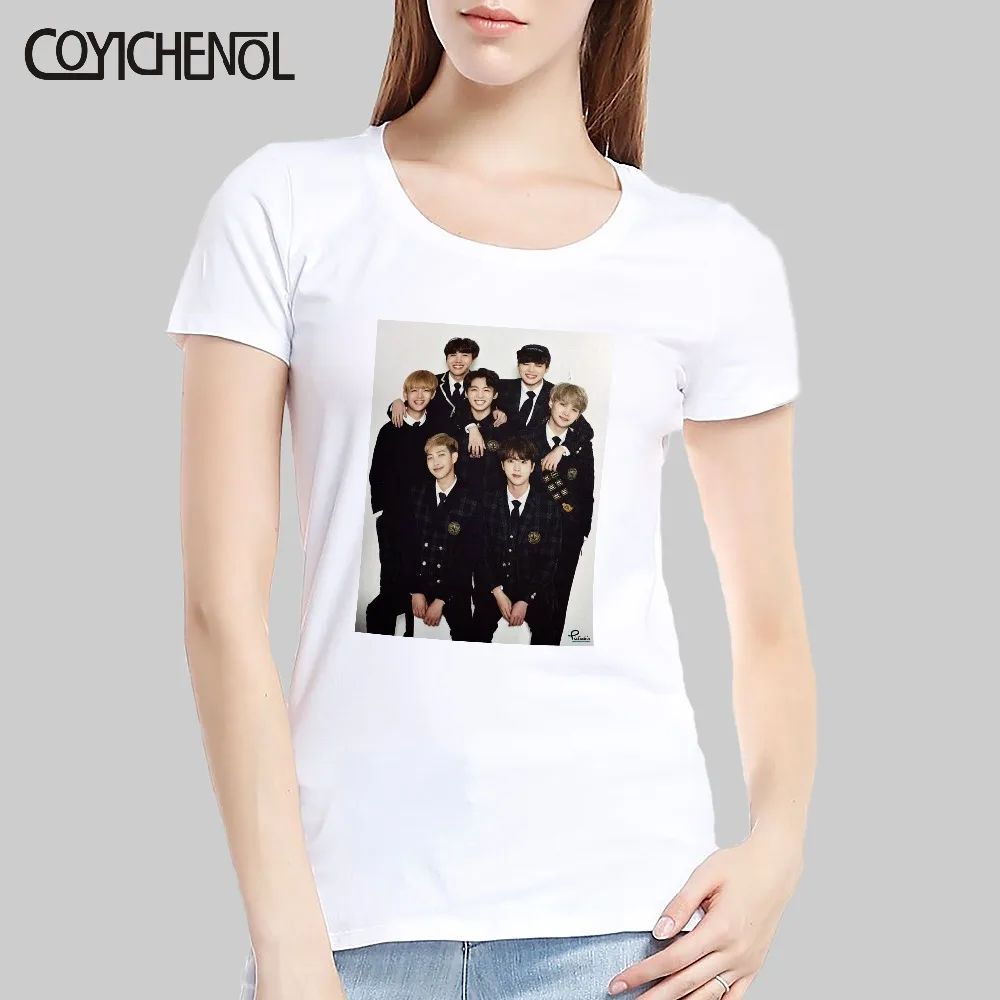 BTS customize print tshirt women Modal Bangtan Boy tee short sleeve top solid color regular tee cusual tshirt homme COYICHENOL
BTS customize print tshirt women Modal Bangtan Boy tee short sleeve top solid color regular tee cusual tshirt homme COYICHENOL