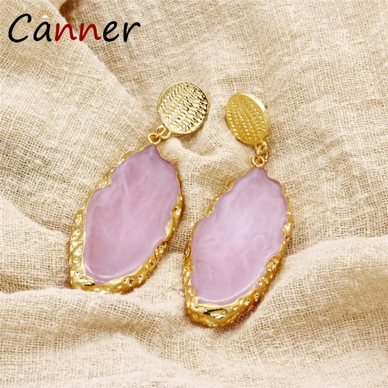 CANNER Bohemian Colorful Natural Stone Earrings Resin Drop Earrings Jewelry Earrings for Women Geometric Dangle Earrings 2019 FI
CANNER Bohemian Colorful Natural Stone Earrings Resin Drop Earrings Jewelry Earrings for Women Geometric Dangle Earrings 2019 FI