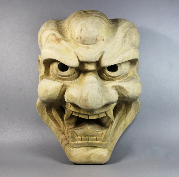 Wood masks Lion face Japanese Noh Mask budas statues folk craft Personal Wall decoration
Wood masks Lion face Japanese Noh Mask budas statues folk craft Personal Wall decoration