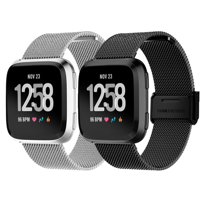 Suitable Straps for Fitbit Versa Band Lite Milanese Stainless Steel Strap Mesh Woven Steel Strip Smart Ring
Suitable Straps for Fitbit Versa Band Lite Milanese Stainless Steel Strap Mesh Woven Steel Strip Smart Ring