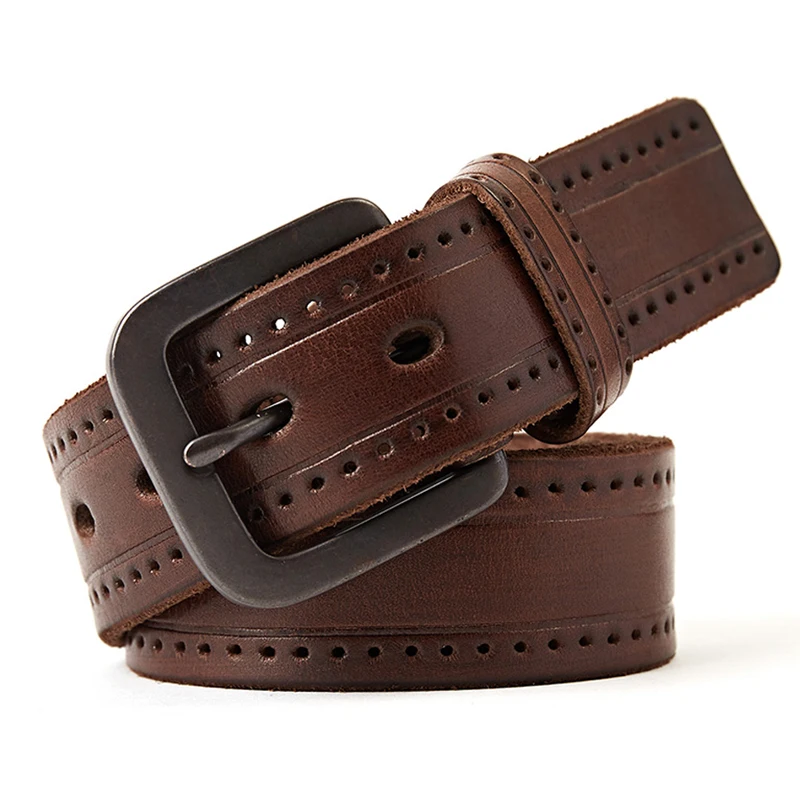genuine leather belt men luxury vintage cowhide men's belts brown color jeans buckle strap good quality large size
genuine leather belt men luxury vintage cowhide men's belts brown color jeans buckle strap good quality large size