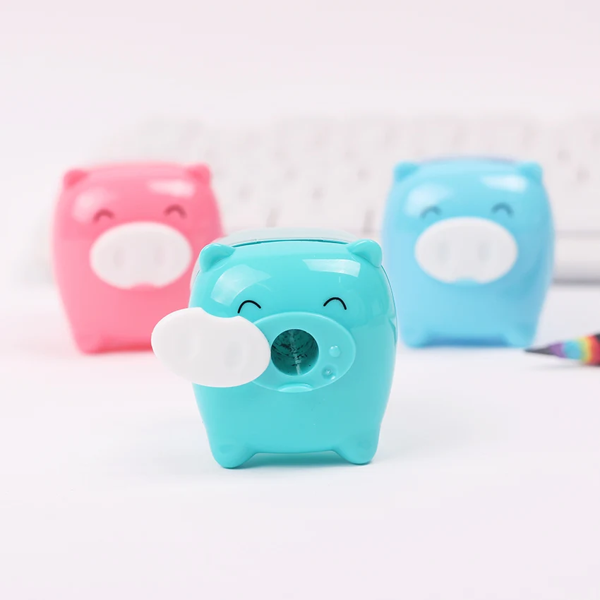 1PC Cute Kawaii Animal Pig Sweet Candy Colored Plastic Pencil Sharpener Korean for Kids School Supplies Stationery
1PC Cute Kawaii Animal Pig Sweet Candy Colored Plastic Pencil Sharpener Korean for Kids School Supplies Stationery