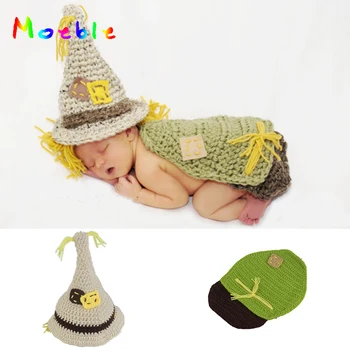 2018 New Crochet Newborn Baby Unisex Scarecrow Costume Photography Prop Infant Baby Knitted Scarecrow Hat Cape Set Baby Clothing
2018 New Crochet Newborn Baby Unisex Scarecrow Costume Photography Prop Infant Baby Knitted Scarecrow Hat Cape Set Baby Clothing