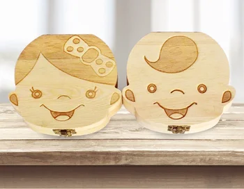 50pcs Spanish English Paint Tooth Box Organizer for Baby Milk Teeth Save Wood Storage Box Gift For Kids Boy & Girl
50pcs Spanish English Paint Tooth Box Organizer for Baby Milk Teeth Save Wood Storage Box Gift For Kids Boy & Girl
