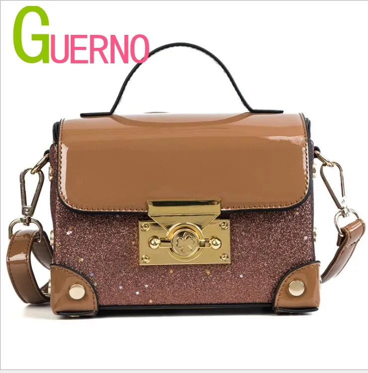 GUERNO Sequin bag women 2019 new tide portable shoulder bag simple joker buckle messenger bag women's bag al055
GUERNO Sequin bag women 2019 new tide portable shoulder bag simple joker buckle messenger bag women's bag al055