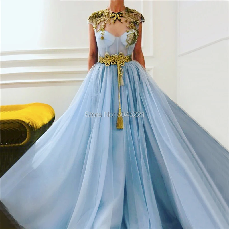 Blue O-Neck Sequined Dubai Design Evening Dresses 2019 Vestido De festa Muslim Tulle Formal Prom Gowns Party Saudi Arabic Aibye
Blue O-Neck Sequined Dubai Design Evening Dresses 2019 Vestido De festa Muslim Tulle Formal Prom Gowns Party Saudi Arabic Aibye