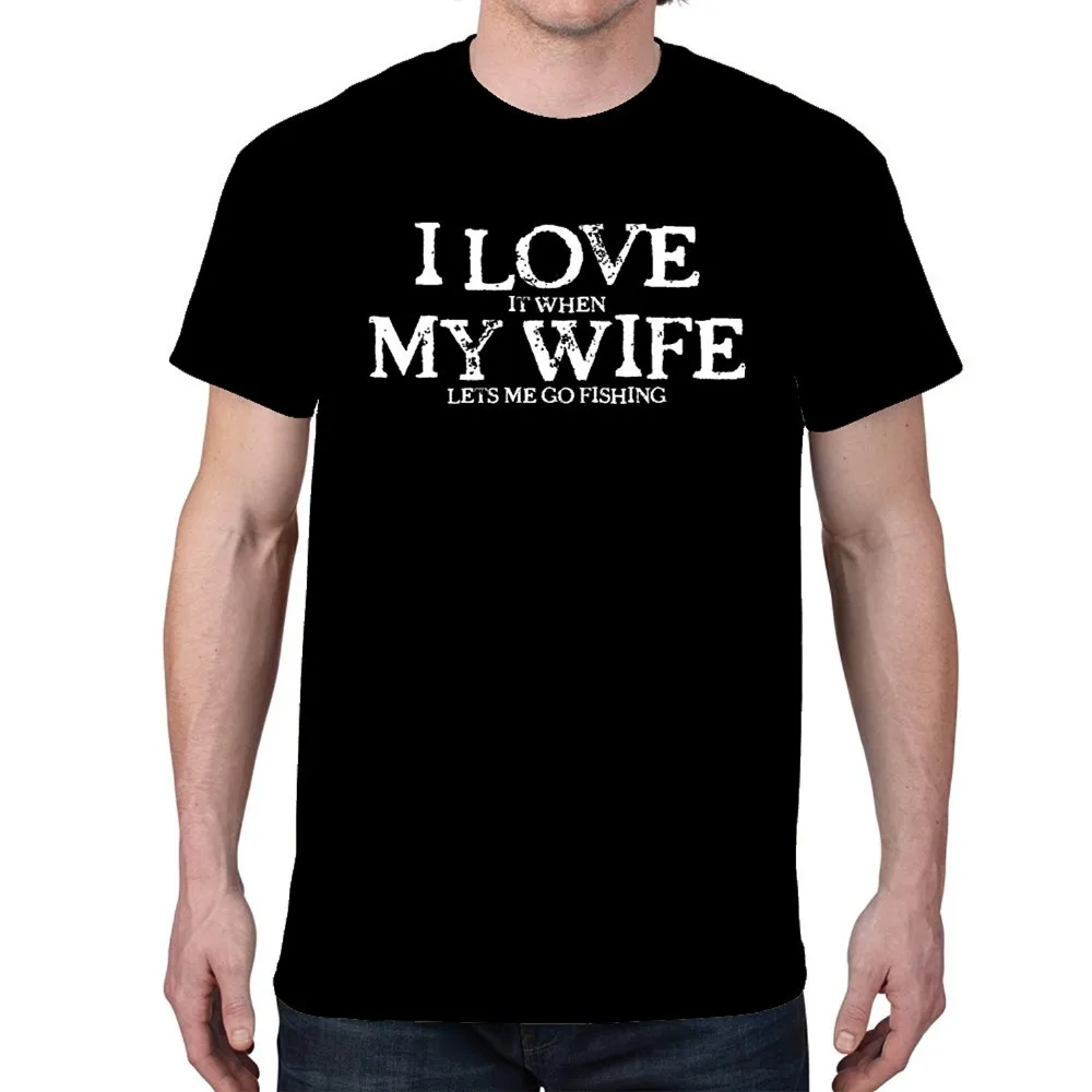 Print T Shirts Short Sleeve Printing Machine O-Neck I Love My Wife...Fishinger T Shirts For Men
Print T Shirts Short Sleeve Printing Machine O-Neck I Love My Wife...Fishinger T Shirts For Men