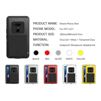 Original LOVE MEI Powerful Case For HTC U12 Plus Waterproof Shockproof Aluminum Case Cover with free Gorilla Glass
Original LOVE MEI Powerful Case For HTC U12 Plus Waterproof Shockproof Aluminum Case Cover with free Gorilla Glass