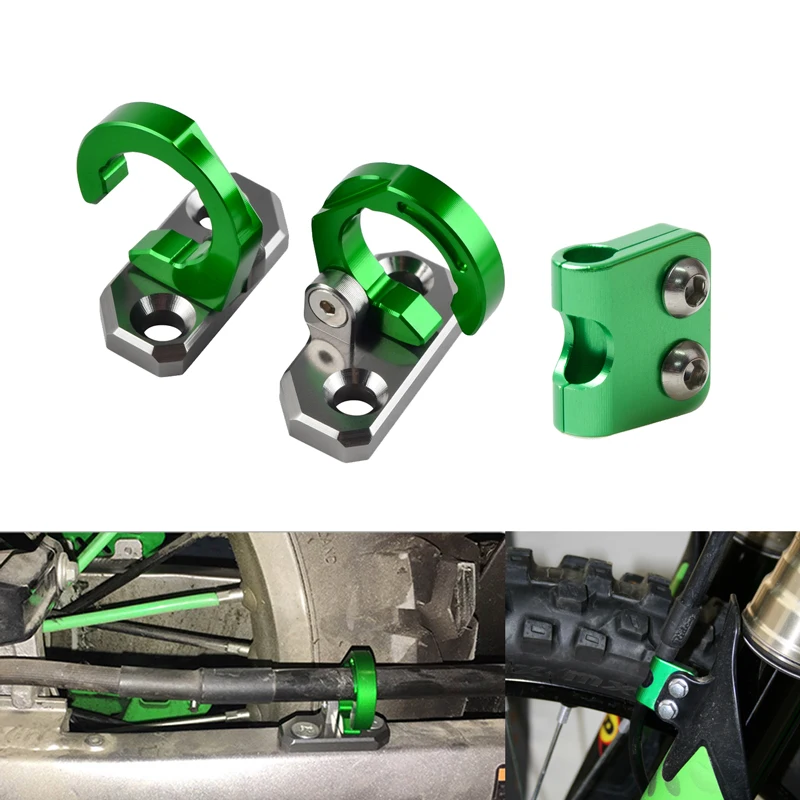 Front Rear Brake Hose Line Cables Clamp Grip Holders Guide Kit For Kawasaki KX80 KX85 2001-2019 KX100 95-09 11-19 KX12/250 92-93
Front Rear Brake Hose Line Cables Clamp Grip Holders Guide Kit For Kawasaki KX80 KX85 2001-2019 KX100 95-09 11-19 KX12/250 92-93