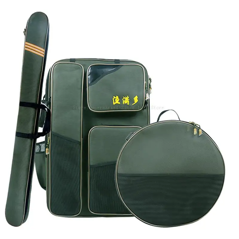 Double-layer wear-resistant fishing bag fishing gear bag multi-function storage fishing chair bag thick waterproof backpack
Double-layer wear-resistant fishing bag fishing gear bag multi-function storage fishing chair bag thick waterproof backpack