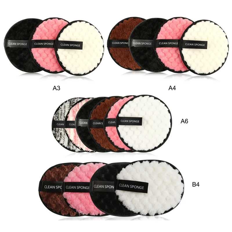 3/4pcs Microfiber Cloth Pads Facial Makeup Remover Puff Face Cleansing Towel Reusable Cotton Double layer Nail Art Cleaning Wipe
3/4pcs Microfiber Cloth Pads Facial Makeup Remover Puff Face Cleansing Towel Reusable Cotton Double layer Nail Art Cleaning Wipe