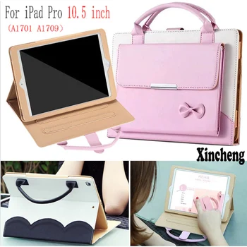 for iPad Air 3 10.5 2019 2017 Handbag Case Leather Bow portable bag Protective Cover Fashion Design New full Stand Cases
for iPad Air 3 10.5 2019 2017 Handbag Case Leather Bow portable bag Protective Cover Fashion Design New full Stand Cases