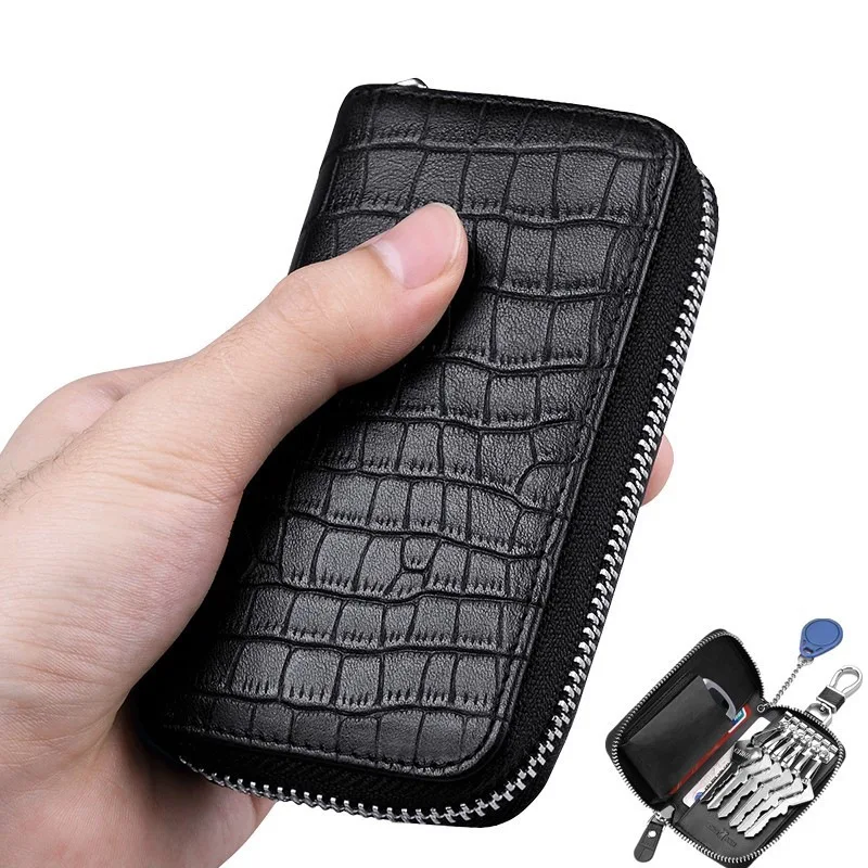 Genuine leather men's key wrap waistband hanging Vintage cowhide fashion car key buckle
Genuine leather men's key wrap waistband hanging Vintage cowhide fashion car key buckle