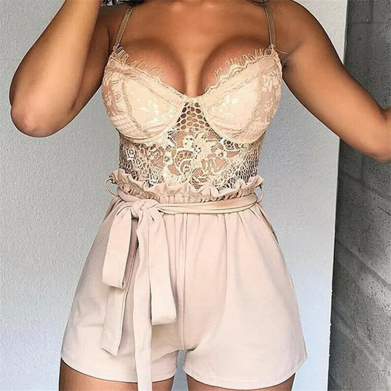 Women Suspenders Jumpsuit 2019 Summer Ladies Clubwear Lace Hollow Playsuit Jumpsuit Romper ShortS Party Holiday Strap Jumpsuits
Women Suspenders Jumpsuit 2019 Summer Ladies Clubwear Lace Hollow Playsuit Jumpsuit Romper ShortS Party Holiday Strap Jumpsuits