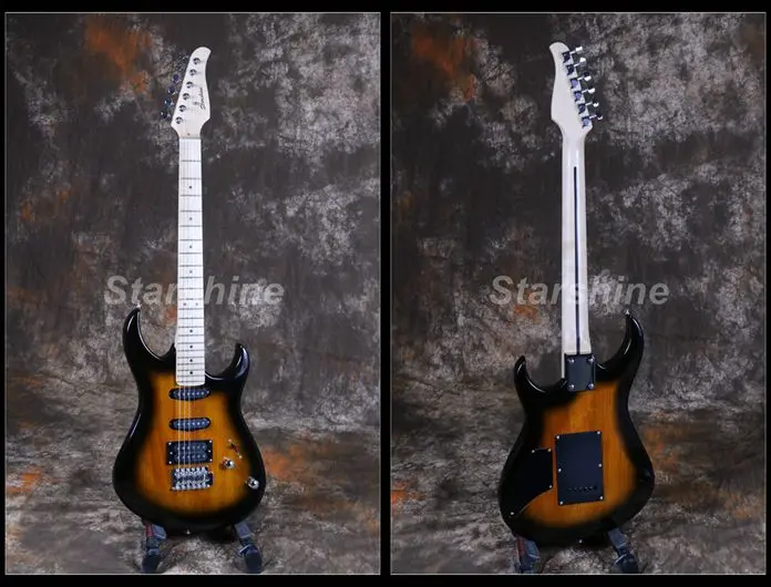 Starshine Electric Guitar CC-ST10 Standard Style Mahogany Body Maple Neck Burst Color Tremolo Bridge
Starshine Electric Guitar CC-ST10 Standard Style Mahogany Body Maple Neck Burst Color Tremolo Bridge