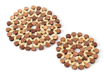 Round Wooden Bamboo Table Mat Placemat Heat Pad Insulated Kitchen Insulation Mats -35
Round Wooden Bamboo Table Mat Placemat Heat Pad Insulated Kitchen Insulation Mats -35