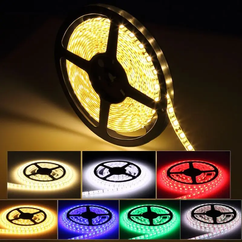 DC12V LED Strip SMD5050 Waterproof LED Tape RGB/White/Warm White/Blue/Green/Red/Yellow lights Flexible Home Decoration Lighting
DC12V LED Strip SMD5050 Waterproof LED Tape RGB/White/Warm White/Blue/Green/Red/Yellow lights Flexible Home Decoration Lighting