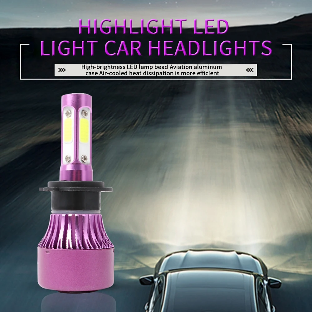 2Pcs X7 COB 100W/Pair 16000lm/set H4 Hi lo H7 H11 9005 9006 Car LED Headlight Bulbs Auto Led Headlamp Fog Light 12V 24V
2Pcs X7 COB 100W/Pair 16000lm/set H4 Hi lo H7 H11 9005 9006 Car LED Headlight Bulbs Auto Led Headlamp Fog Light 12V 24V