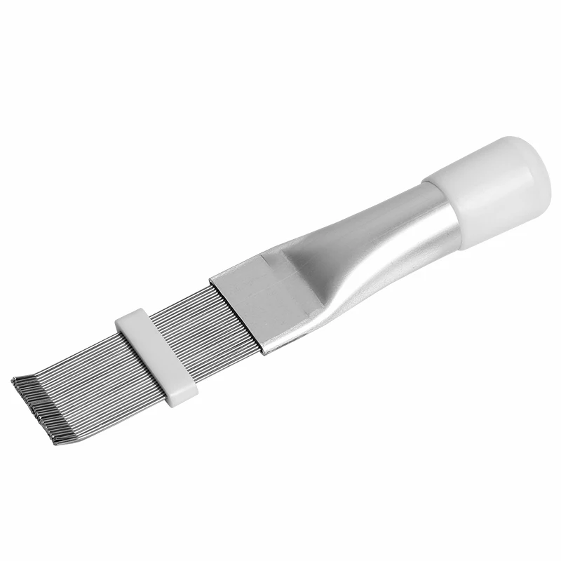 1 Pcs Condenser Comb Stainless Steel Fin Comb Brush For Air Conditioner Blade Cooling Straightening Cleaning Tool 144*24.5mm
1 Pcs Condenser Comb Stainless Steel Fin Comb Brush For Air Conditioner Blade Cooling Straightening Cleaning Tool 144*24.5mm