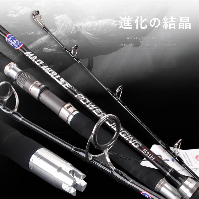 Japan Full Fuji Parts MADMOUSE New Power Jigging Rod 1.55 M/H 20/24kgs Pe 1-3/2-4 Spinning Ocean Fishing Rod Single Section
Japan Full Fuji Parts MADMOUSE New Power Jigging Rod 1.55 M/H 20/24kgs Pe 1-3/2-4 Spinning Ocean Fishing Rod Single Section