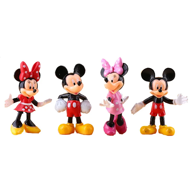 4 pcs/set mini mickey & minnie figure MICKEY & Minnie Mouse Cartoon action figure toys Children toys gift
4 pcs/set mini mickey & minnie figure MICKEY & Minnie Mouse Cartoon action figure toys Children toys gift