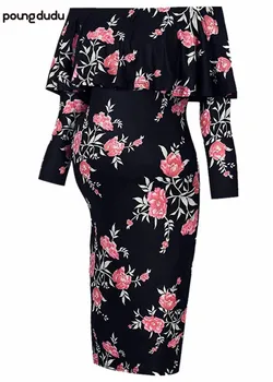 Poungdudu maternity pregnant women dress printing women's word collar pregnant women dress 2019 hot sale Europe and the United
Poungdudu maternity pregnant women dress printing women's word collar pregnant women dress 2019 hot sale Europe and the United