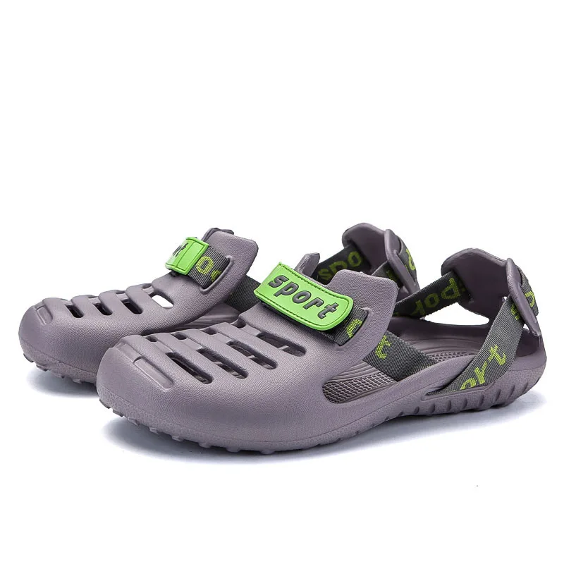 New Anti-static Slippers, Hole Shoes, Men's Fashion Beach, Men's Sandals, Student's Anti-skid Baotou
New Anti-static Slippers, Hole Shoes, Men's Fashion Beach, Men's Sandals, Student's Anti-skid Baotou