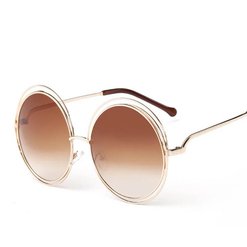Round Brand Designer Retro Big Size Vintage Metal Frame Mirror lens Sunglasses Oversized Glasses High Quality Oculos De Sol 
Round Brand Designer Retro Big Size Vintage Metal Frame Mirror lens Sunglasses Oversized Glasses High Quality Oculos De Sol