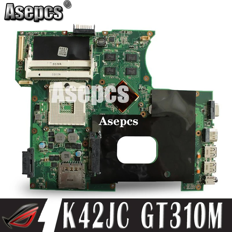 Asepcs K42JC материнская плата для ноутбука For Asus K42J A42J X42j A40J K42 тестовая оригинальная