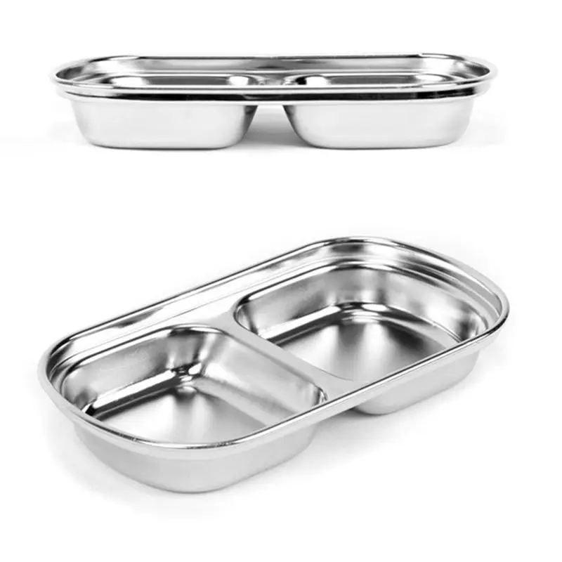 Kitchen Thick Stainless Steel Storage Organizer Trays Plate Saucer Snacks Seeds Flat Food-Snack seasoning Box Dish Tableware New
Kitchen Thick Stainless Steel Storage Organizer Trays Plate Saucer Snacks Seeds Flat Food-Snack seasoning Box Dish Tableware New