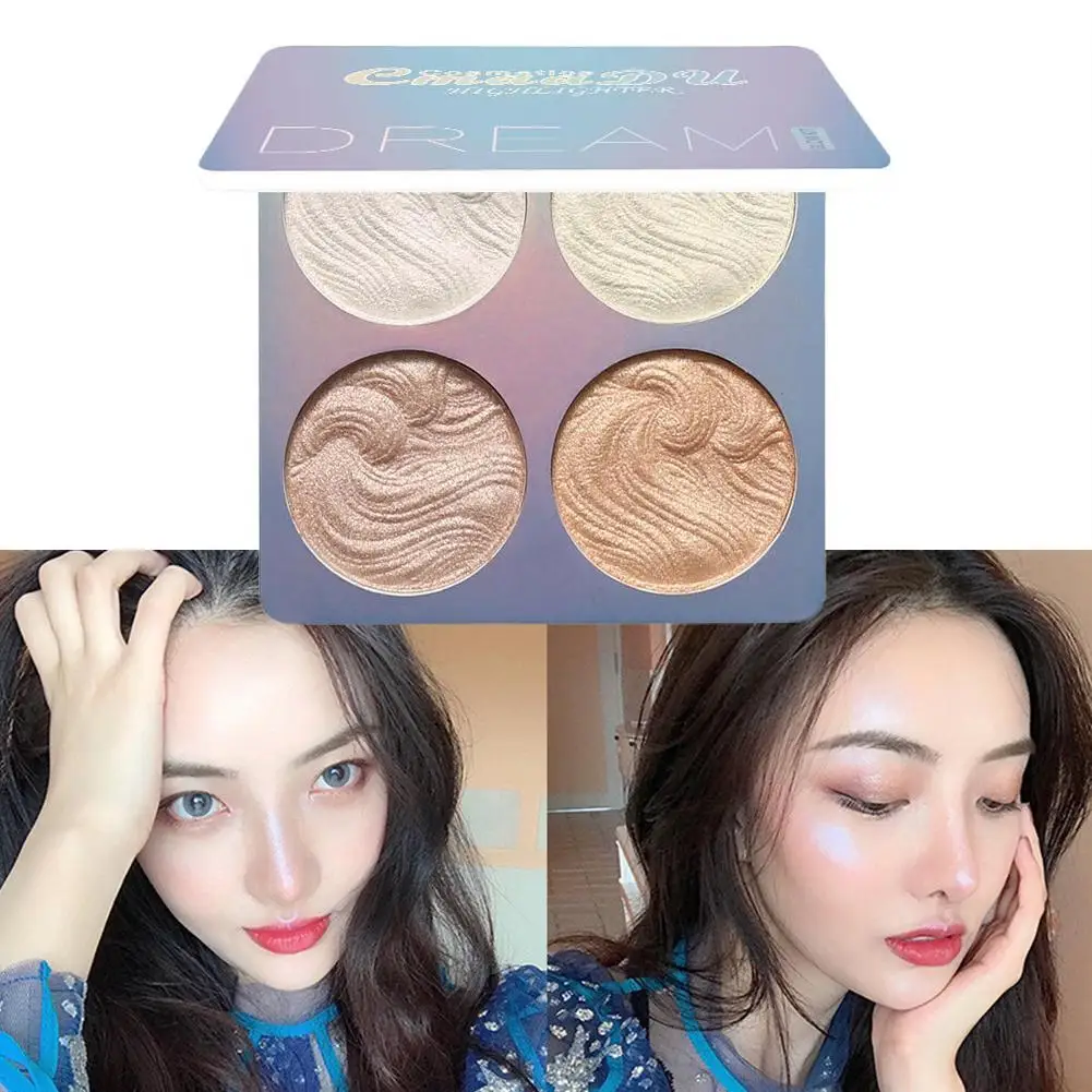 CmaaDu 4 Colors 1Pc Facial Makeup Natural Glitter Highlighter Palette Shimmer Face Contour Repair Cosmetic Eyeshadow
CmaaDu 4 Colors 1Pc Facial Makeup Natural Glitter Highlighter Palette Shimmer Face Contour Repair Cosmetic Eyeshadow