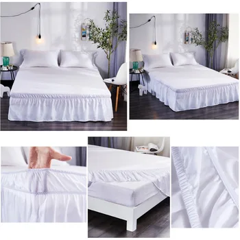 Bed Skirt Hotel Queen Size Bed Covers Without Bed Surface King Queen Size Elastic Band Bed Skirts 40cm Height Bedspread
Bed Skirt Hotel Queen Size Bed Covers Without Bed Surface King Queen Size Elastic Band Bed Skirts 40cm Height Bedspread