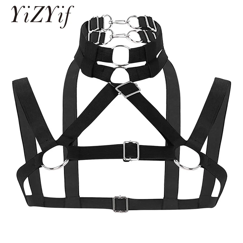 YiZYiF Harness Men zentai Elastic fetish Shoulder Chest Muscle Harness Belt Fancy Club Party arneses Gay Costume chastity belt
YiZYiF Harness Men zentai Elastic fetish Shoulder Chest Muscle Harness Belt Fancy Club Party arneses Gay Costume chastity belt