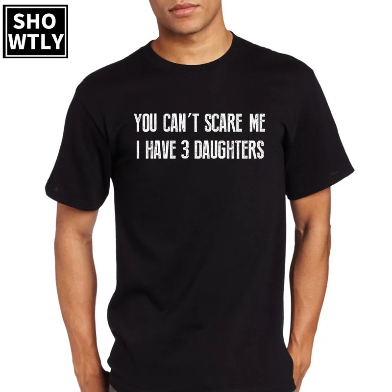 Showtly Valentine's Gift You Can't Scare Me I Have 3 DAUGHTERS Men's T Shirt Dad Tee Awesome Daddy Funny Short Sleeve
Showtly Valentine's Gift You Can't Scare Me I Have 3 DAUGHTERS Men's T Shirt Dad Tee Awesome Daddy Funny Short Sleeve