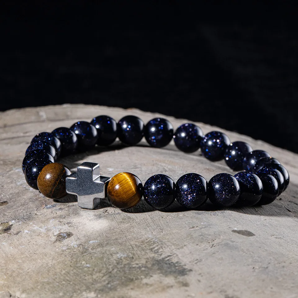 Bead Men Bracelet 2019 Fashion Stone Beaded Charm Bracelet Men Classic Jesus Cross Beads Bracelets For Men Homme Jewelry Gifts
Bead Men Bracelet 2019 Fashion Stone Beaded Charm Bracelet Men Classic Jesus Cross Beads Bracelets For Men Homme Jewelry Gifts