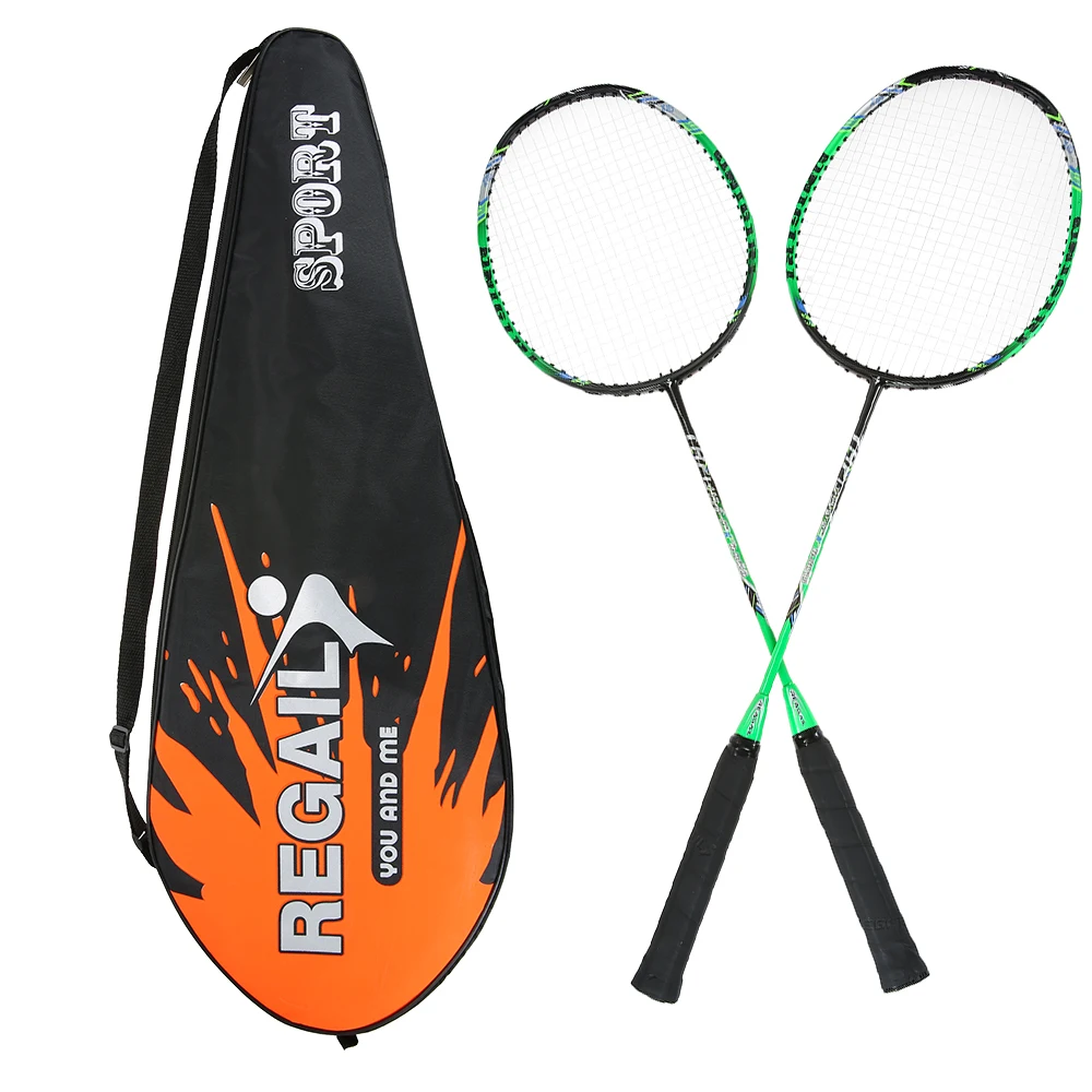 REGAIL 88g 2 Player Badminton Racket Replacement Set Carbon Fiber Badminton Racquet Ultra Light Badminton Racket with Bag
REGAIL 88g 2 Player Badminton Racket Replacement Set Carbon Fiber Badminton Racquet Ultra Light Badminton Racket with Bag