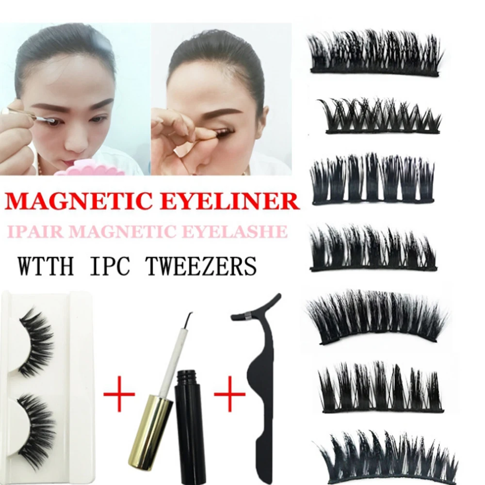 Manooby Magnetic Liquid Eyeliner Magnetic Eyelashes Magnetic Eyeliner with Tweezers Makeup Tool Set
Manooby Magnetic Liquid Eyeliner Magnetic Eyelashes Magnetic Eyeliner with Tweezers Makeup Tool Set