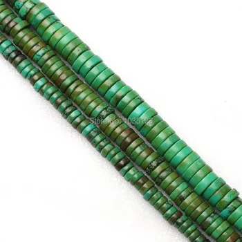 High Quality 3x6,8,10mm Coin Rondelle Shape Green Turquoises Loose Beads Strand 15" DIY Creative Jewellery Making wj215
High Quality 3x6,8,10mm Coin Rondelle Shape Green Turquoises Loose Beads Strand 15" DIY Creative Jewellery Making wj215