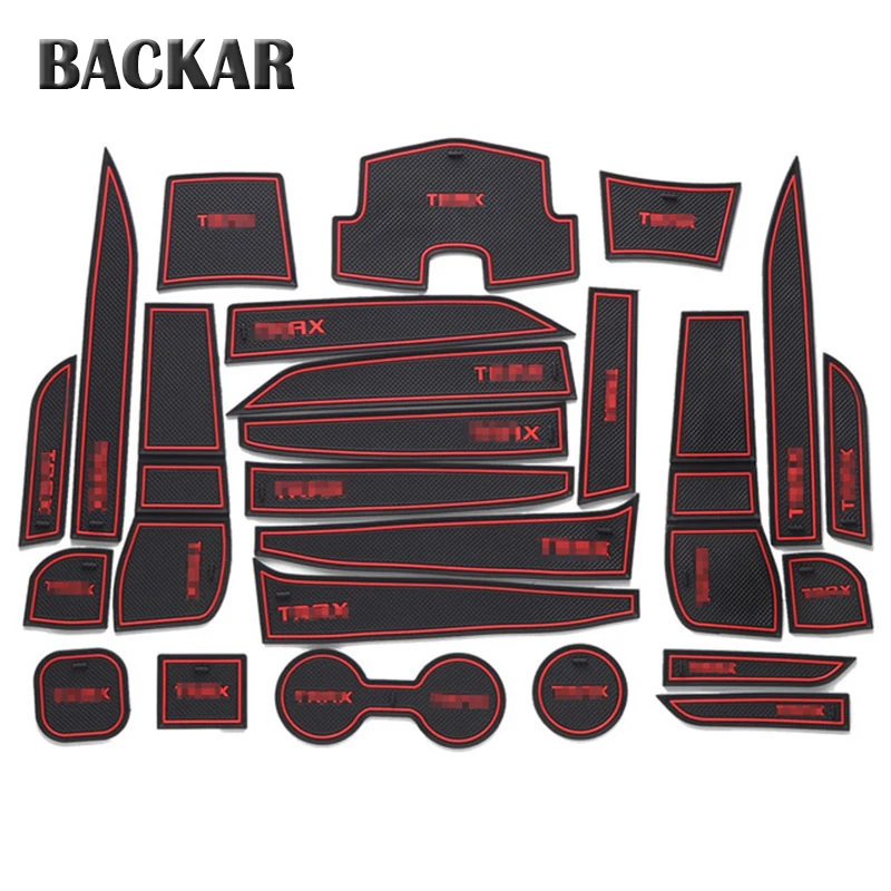 BACKAR Car Flexible Door Slot Mats Pads Cup Cushion Covers For Chevrolet Aveo Captiva TRAX 2012 2013 2014 2015 2016 Accessories
BACKAR Car Flexible Door Slot Mats Pads Cup Cushion Covers For Chevrolet Aveo Captiva TRAX 2012 2013 2014 2015 2016 Accessories