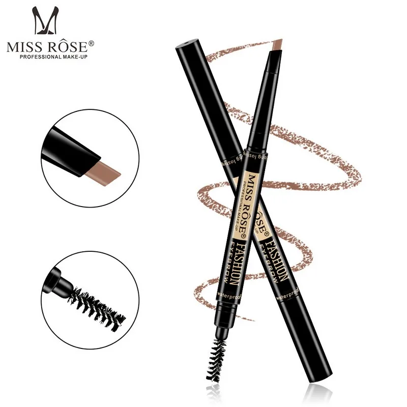 MISS ROSE 6 Color Double Ended Eyebrow Pencil Waterproof Long Lasting No Blooming Rotatable Triangle Gray Eye Brow Tatoo Pen
MISS ROSE 6 Color Double Ended Eyebrow Pencil Waterproof Long Lasting No Blooming Rotatable Triangle Gray Eye Brow Tatoo Pen