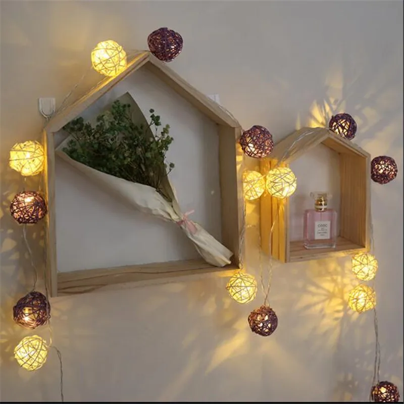 Lamp Holder Creative DIY 1.5M 10LED Light White Brown Rattan Ball Wedding Xmas Birthday Party Centerpiece Decoration Home Layout
Lamp Holder Creative DIY 1.5M 10LED Light White Brown Rattan Ball Wedding Xmas Birthday Party Centerpiece Decoration Home Layout