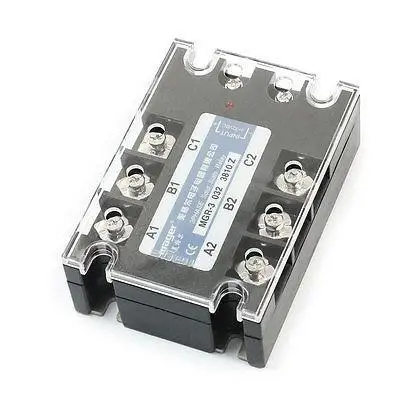 DC/AC 3-32V 380V 10A 6 Screw Terminal 3-Phase Clear Cover Solid State Relay DC/AC 3-32V 380V 10A 6 Screw Terminal 3-Phase Clear Cover Solid State Relay<br><br>Aliexpress