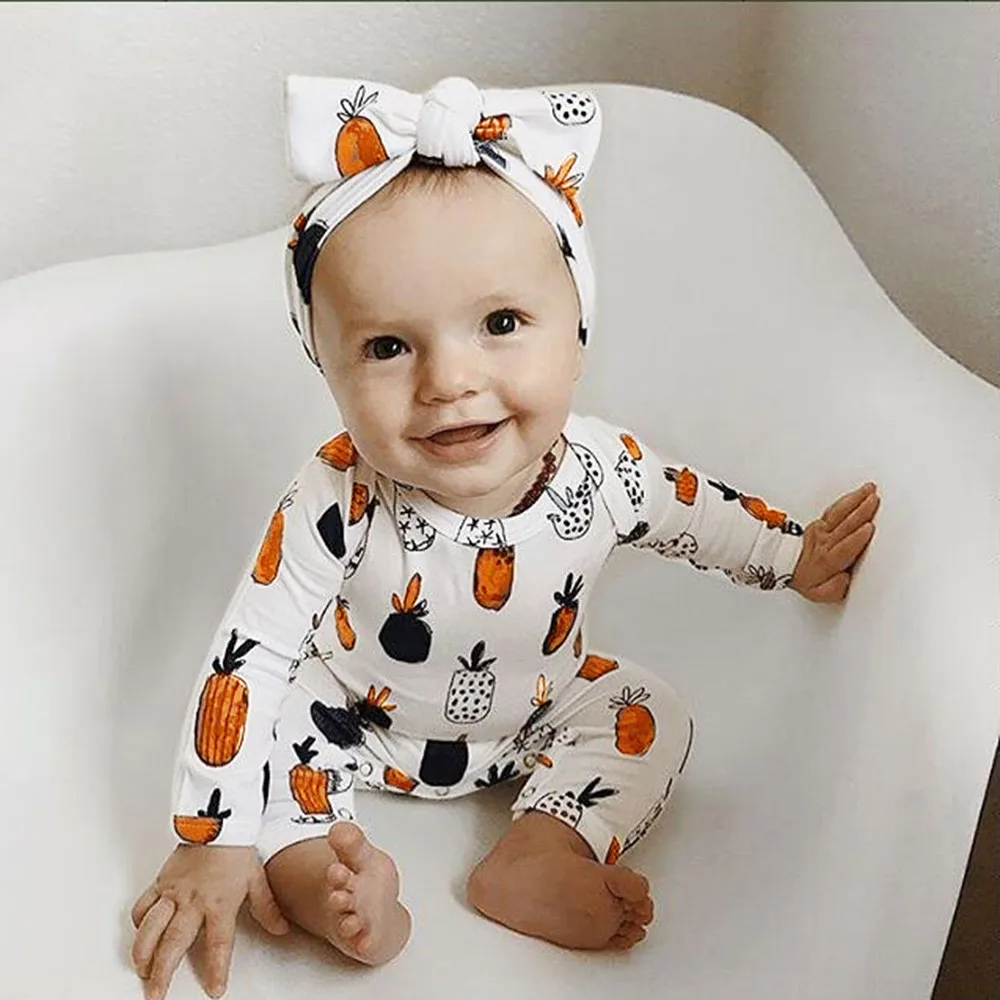 Baby rompers long-sleeved cotton Similar Baby Boy Girl Clothing Children's Clothing Clothing pineapple Set Body Suits 2019
Baby rompers long-sleeved cotton Similar Baby Boy Girl Clothing Children's Clothing Clothing pineapple Set Body Suits 2019