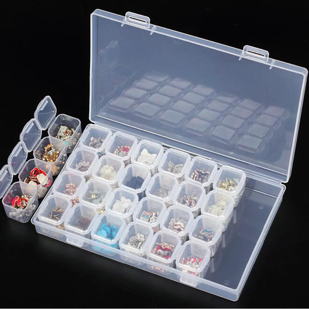 Transparent Jewelry Storage Box Ring Earring Drug Pill Beads Portable Plastic Organizer Box Case Craft Beads Container
Transparent Jewelry Storage Box Ring Earring Drug Pill Beads Portable Plastic Organizer Box Case Craft Beads Container