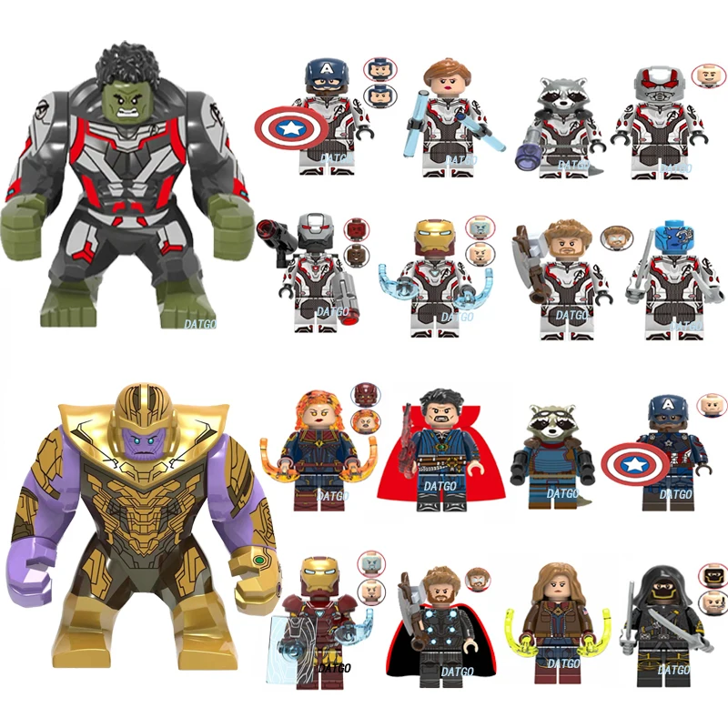 lEGOED Super Heroes Marvel Avengers Iron Man Captain America Hulk Thor Black Panther Falcon Gamora Building Blocks toy
lEGOED Super Heroes Marvel Avengers Iron Man Captain America Hulk Thor Black Panther Falcon Gamora Building Blocks toy