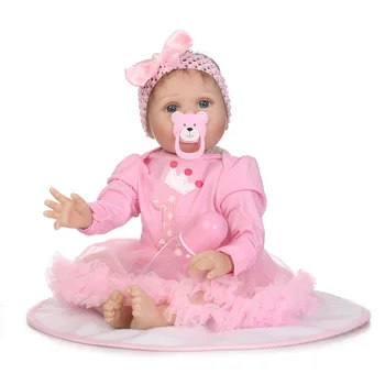 NPK 22"/55cm Cloth Body Girl Boy Doll Reborn Silicone Vinyl Reborn Baby Doll Gift bebes reborn silicone realista menina 55cm
NPK 22"/55cm Cloth Body Girl Boy Doll Reborn Silicone Vinyl Reborn Baby Doll Gift bebes reborn silicone realista menina 55cm