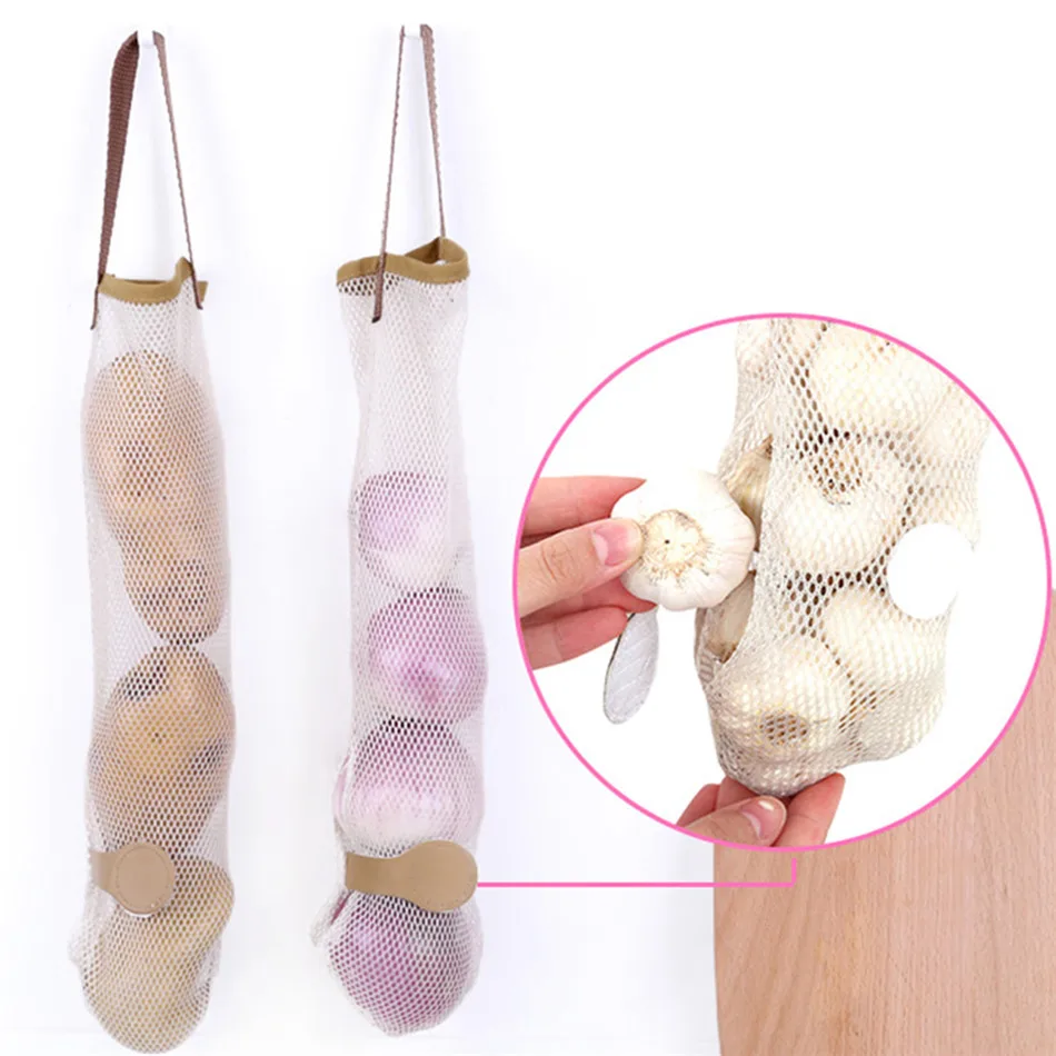 4YANG Creative Vegetable Onion Potato Storage Hanging Bag Hollow Breathable Mesh Bag Kitchen Garlic Ginger Mesh Storage Bag
4YANG Creative Vegetable Onion Potato Storage Hanging Bag Hollow Breathable Mesh Bag Kitchen Garlic Ginger Mesh Storage Bag