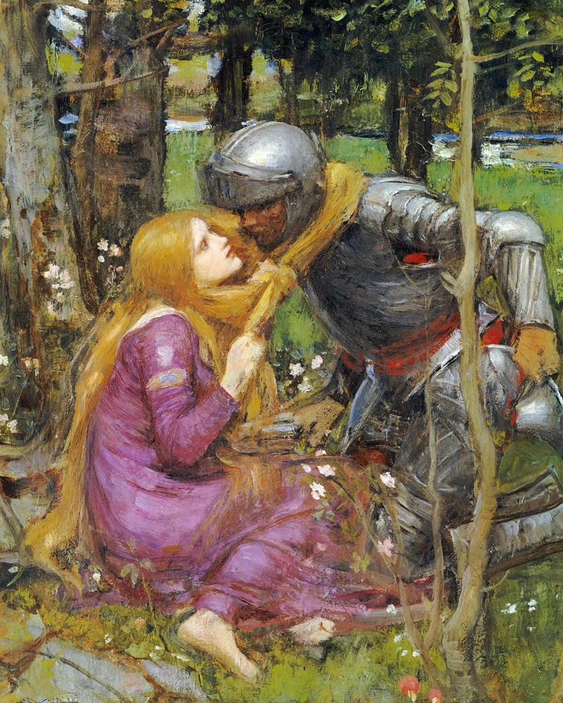 Neo Classical figurative painting canvas portrait poster beauty picture giant picture A Study for La Belle Dame Sans Merci
Neo Classical figurative painting canvas portrait poster beauty picture giant picture A Study for La Belle Dame Sans Merci