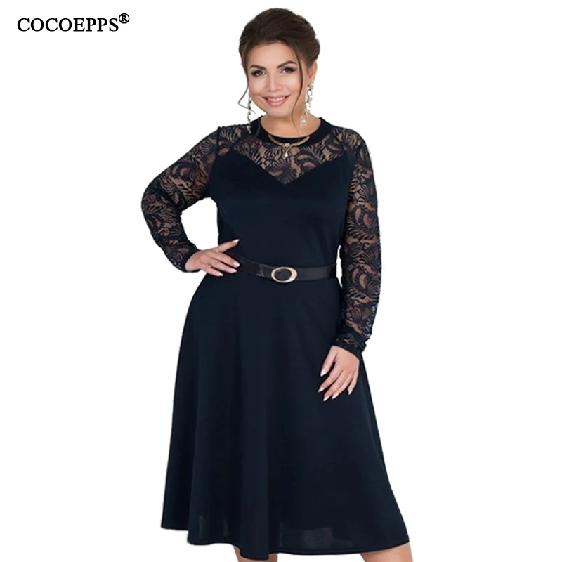 COCOEPPS 2019 Plus Size Fashion Women Summer Dress Mesh Big Size Women Clothing Casual Party Large Size Dark Blue Dress 5XL
COCOEPPS 2019 Plus Size Fashion Women Summer Dress Mesh Big Size Women Clothing Casual Party Large Size Dark Blue Dress 5XL